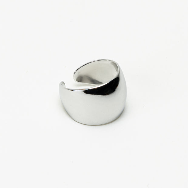 The Solid Cuff Silver Collection Ring - BERNA PECI JEWELRY