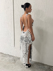 The Chrome Disk Dress - BERNA PECI JEWELRY