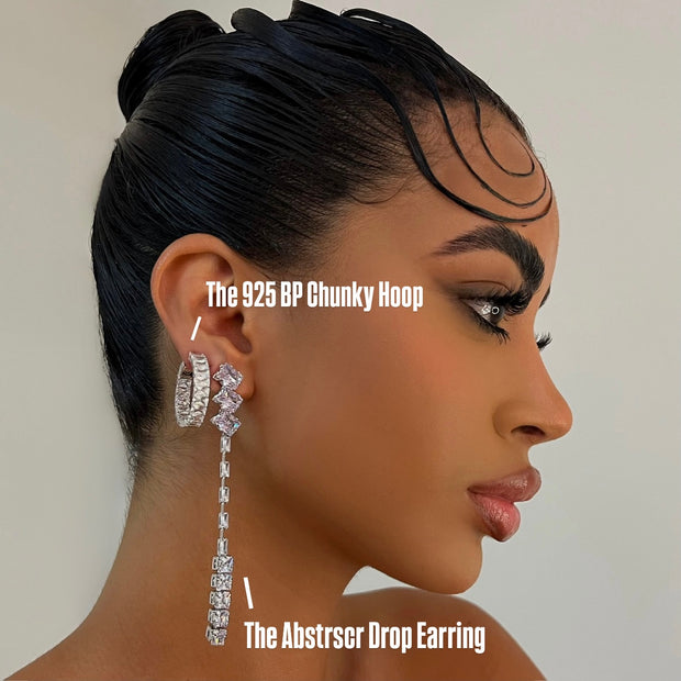 The 925 BP Chunky Hoop - BERNA PECI JEWELRY