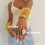 Left Gold Dot Band - BERNA PECI JEWELRY