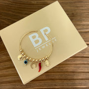 Hot Pepper Lucky Charm Bangle - BERNA PECI JEWELRY