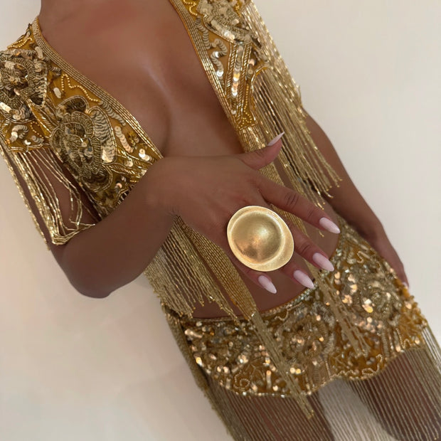 The Dramatic Gold Ring - BERNA PECI JEWELRY