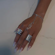 The Icy Swirl Hand Chain - BERNA PECI JEWELRY
