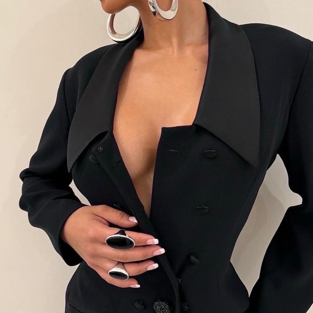 Chrome Black Ring - BERNA PECI JEWELRY