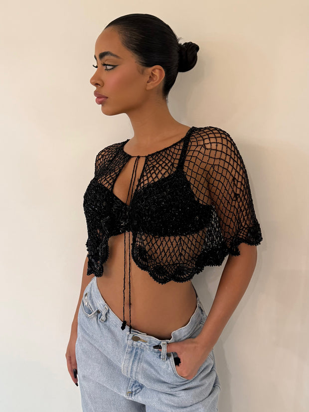 The Sequence Beaded Cover Up - BERNA PECI JEWELRY