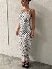 The Chrome Disk Dress - BERNA PECI JEWELRY