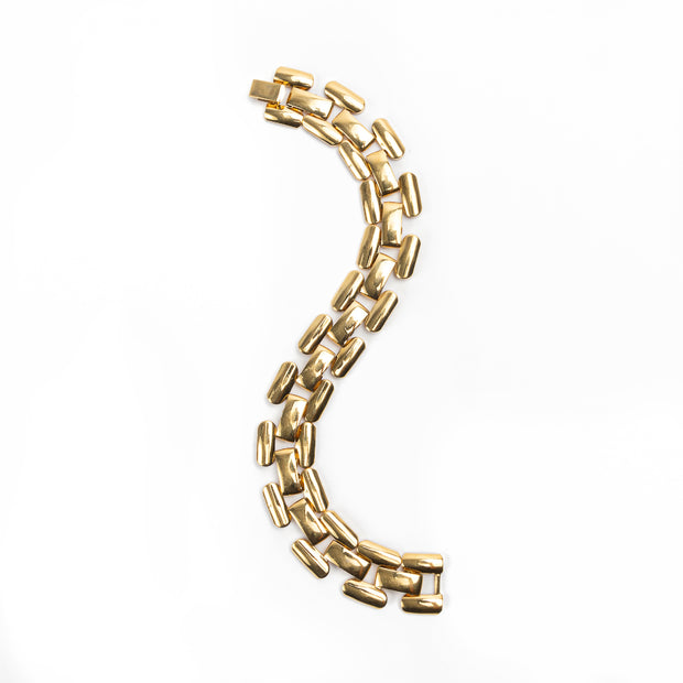 The Gold Links Vintage Find Bracelet - BERNA PECI JEWELRY