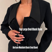 Chrome Black Ring - BERNA PECI JEWELRY