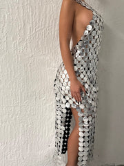 The Chrome Disk Dress - BERNA PECI JEWELRY