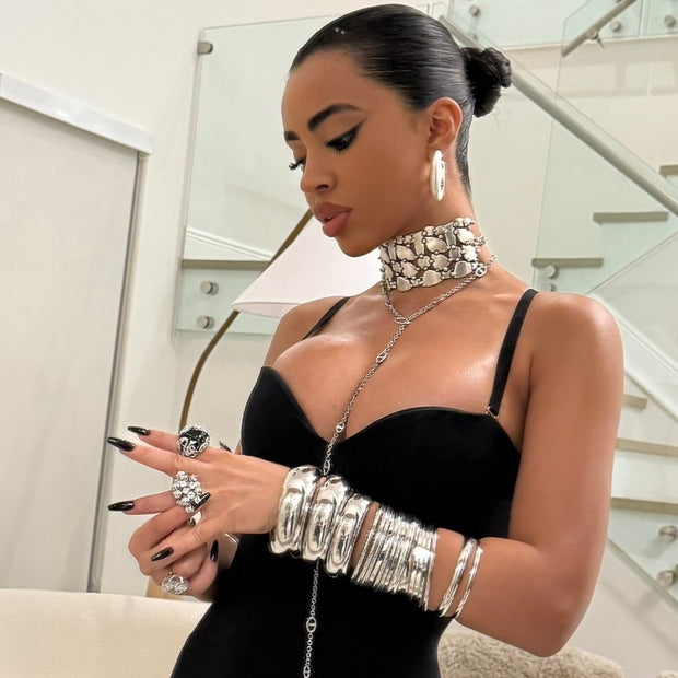 The Chrome Choker - BERNA PECI JEWELRY