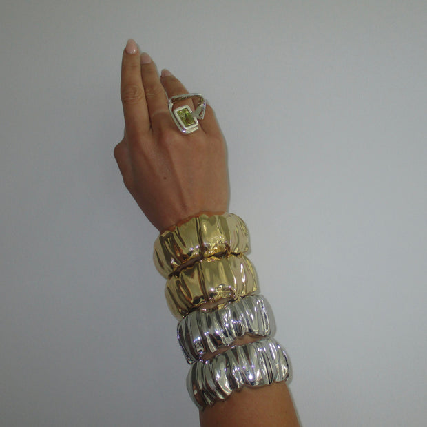 The Chucky Wrinkle Bangle - BERNA PECI JEWELRY