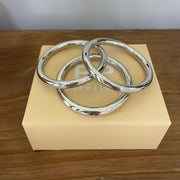 The Single Chrome Stackable Bangle - BERNA PECI JEWELRY