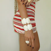 The White Mushroom Bangle - BERNA PECI JEWELRY