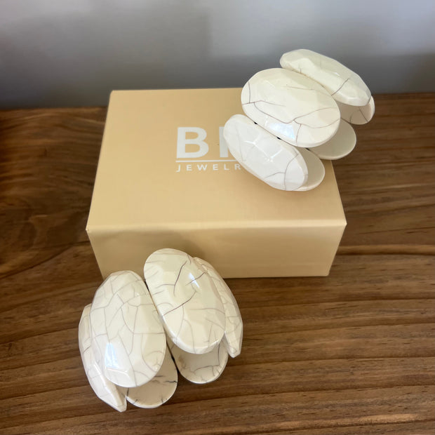 The White Mushroom Bangle - BERNA PECI JEWELRY