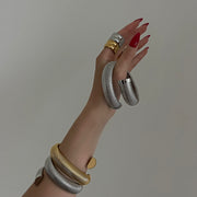 The Metal Swirl Cuff - BERNA PECI JEWELRY