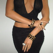 The Tropics Thin Brown Bangle - BERNA PECI JEWELRY