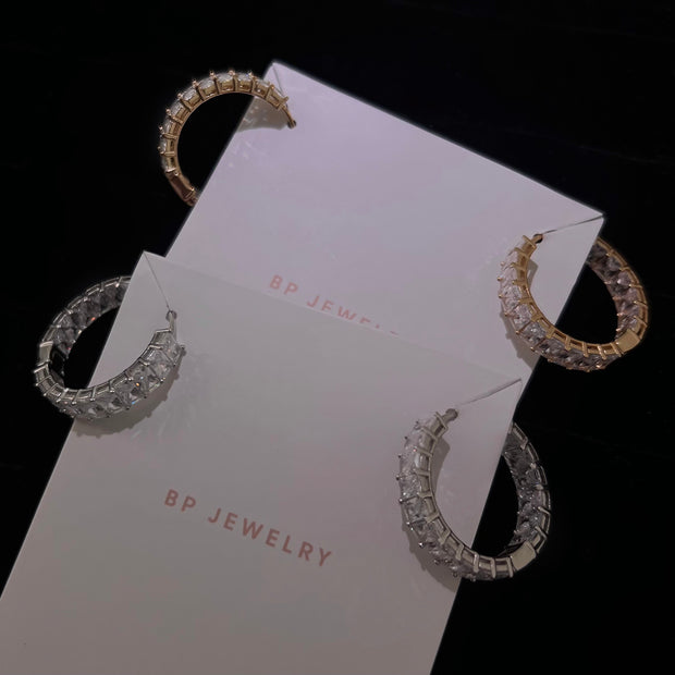 The 925 BP Chunky Hoop - BERNA PECI JEWELRY