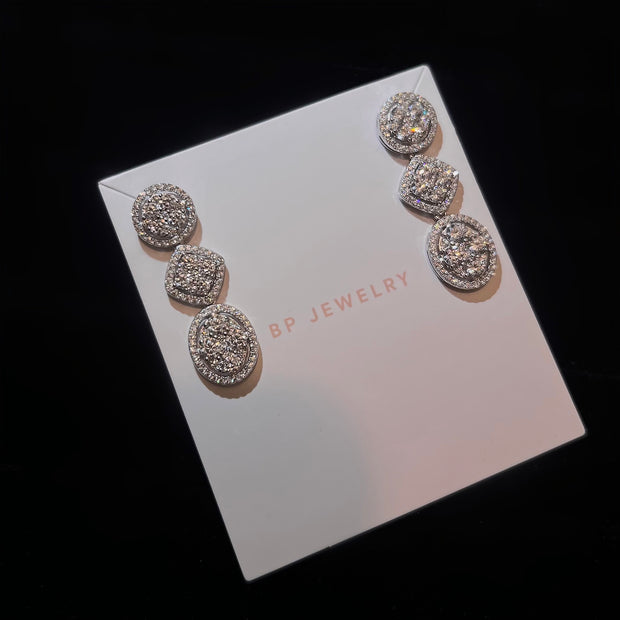 The 925 Square Baguette Stud - BERNA PECI JEWELRY