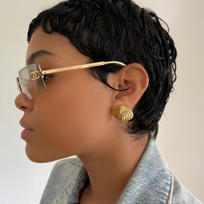 The Mini Gold Vintage Earrings - BERNA PECI JEWELRY