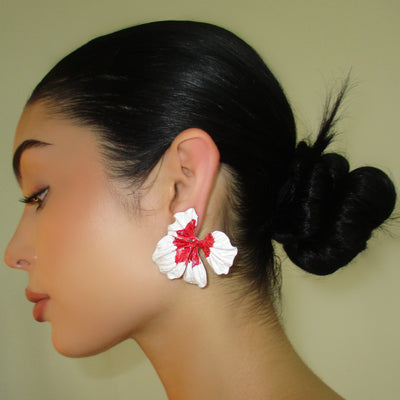 The Mini Pink Flower Stud - BERNA PECI JEWELRY
