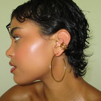 The Classic Gold Hoop - BERNA PECI JEWELRY