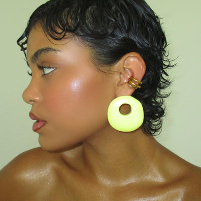 The Yellow Disco Earrings - BERNA PECI JEWELRY