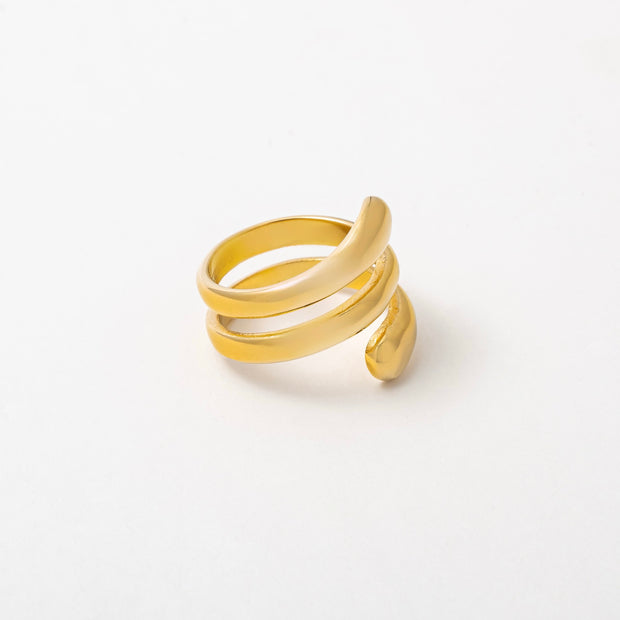 The Gold Wrap Ring - BERNA PECI JEWELRY