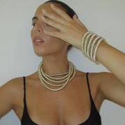 The Layered Gold Clasp Set - BERNA PECI JEWELRY