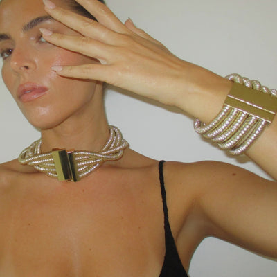 The Layered Gold Clasp Set - BERNA PECI JEWELRY