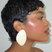 The Cream Acrylic Earrings - BERNA PECI JEWELRY