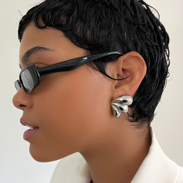 The Silver Wing Earrings - BERNA PECI JEWELRY