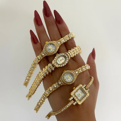 Gold Vintage Mini Watch Collection lol - BERNA PECI JEWELRY