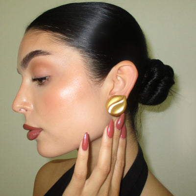The 1980s Gold Tear Collection Earrings - BERNA PECI JEWELRY