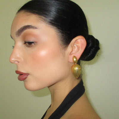 The 1980s Gold Dangle Collection Earrings - BERNA PECI JEWELRY