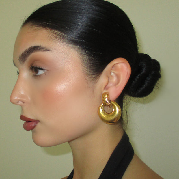 The 1980s Gold Collection Earrings - BERNA PECI JEWELRY