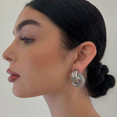 The New Chrome Staple Earring - BERNA PECI JEWELRY