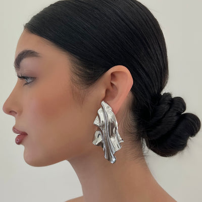 The Chrome Silk Earring - BERNA PECI JEWELRY