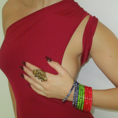 The Colorful Bangle 5 Set - BERNA PECI JEWELRY