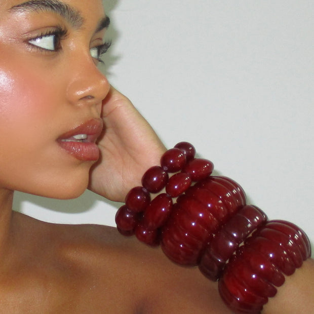 The Maroon Bracelet - BERNA PECI JEWELRY