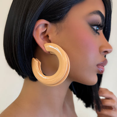 The Nude Hoops - BERNA PECI JEWELRY