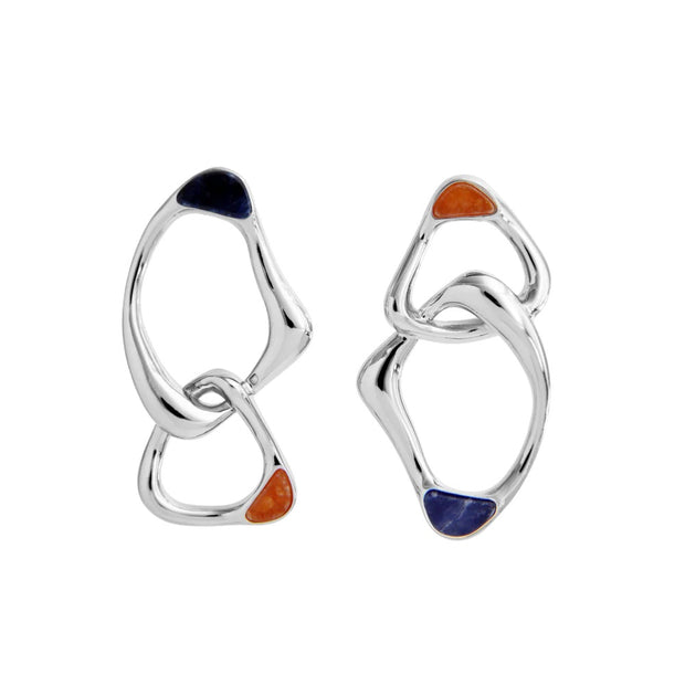 The Silver Clarice Earrings - BERNA PECI JEWELRY