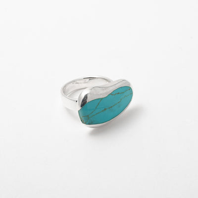 The Abstract Turquoise Ring - BERNA PECI JEWELRY