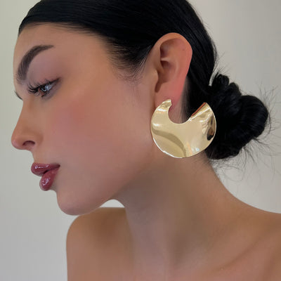 The Gold Clasp Earrings - BERNA PECI JEWELRY