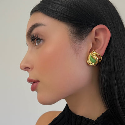 The Gold Swirl Ear Cuff - BERNA PECI JEWELRY
