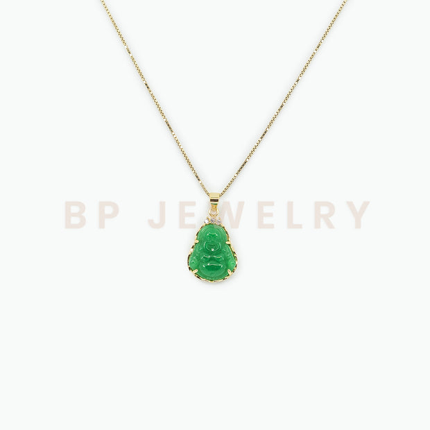 Mini Jade Buddha - BERNA PECI JEWELRY