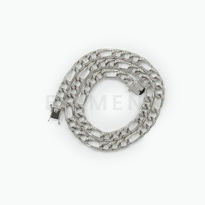 Custom BP Mens Silver Chain - BERNA PECI JEWELRY