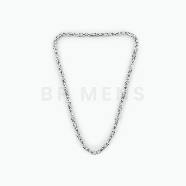 Unique Mens Silver Chain - BERNA PECI JEWELRY