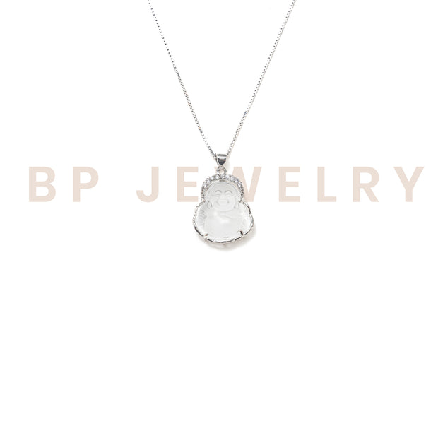 New Silver Crystal Buddha Set - BERNA PECI JEWELRY