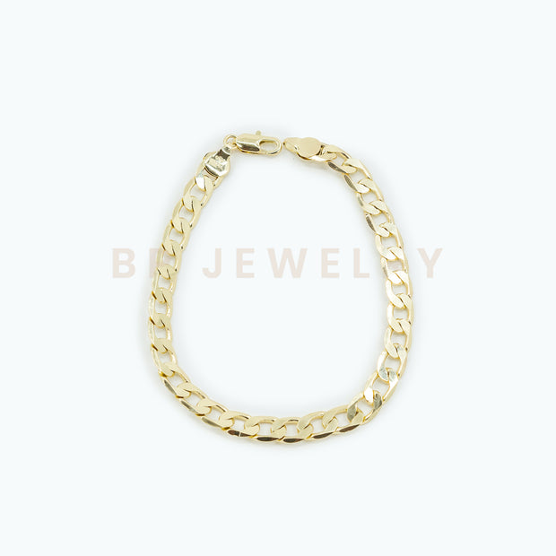 Thick Gold Summer Anklet - BERNA PECI JEWELRY