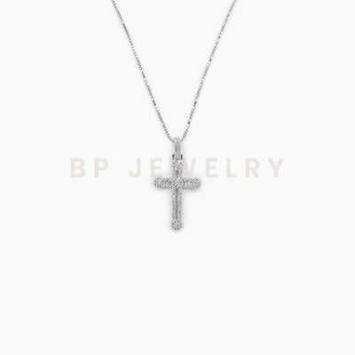 Diamond Cross Pendant Necklace - BERNA PECI JEWELRY